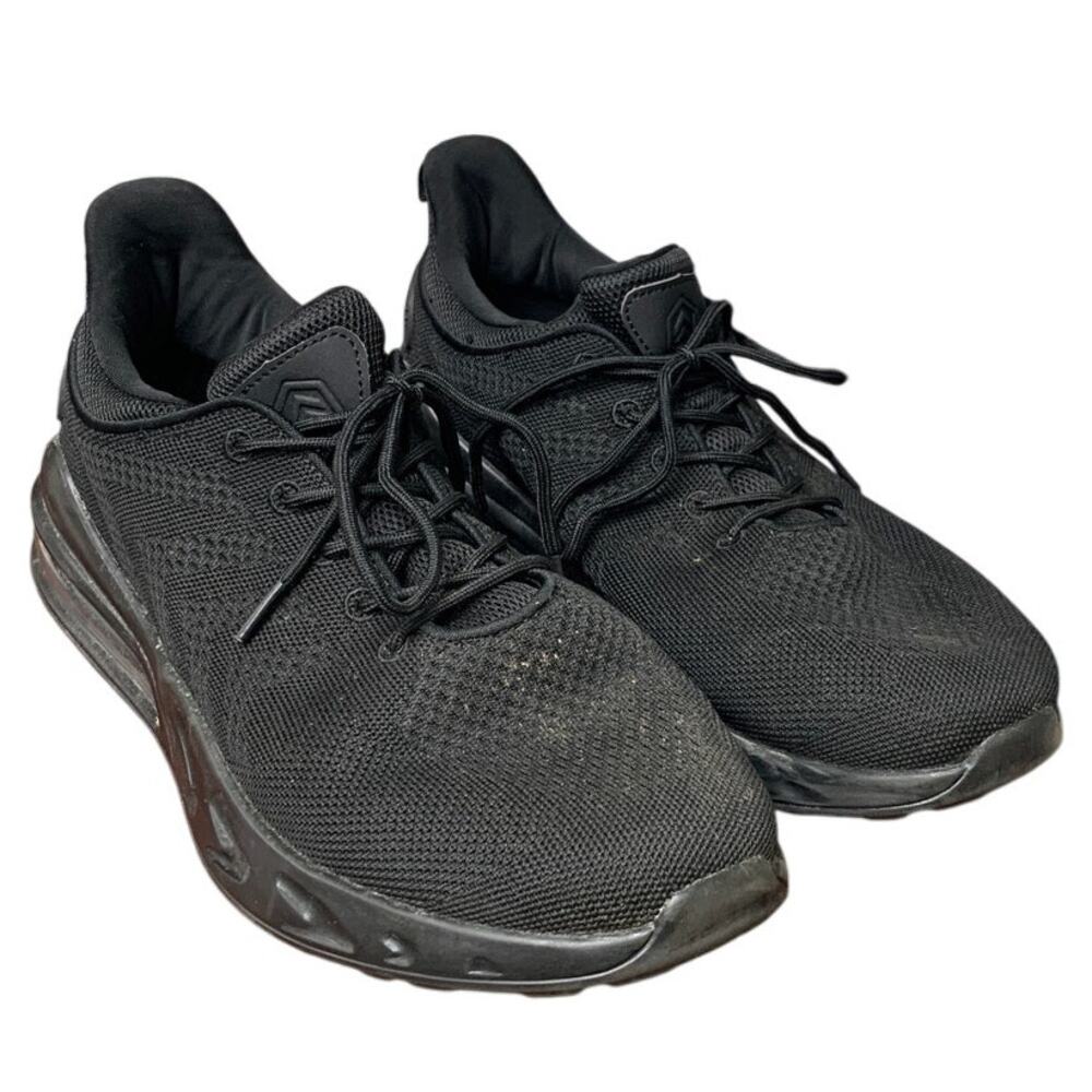 Larnmern Mens Size 10.5 Black Mesh Lace Up Non Slip Work Food Service Shoes